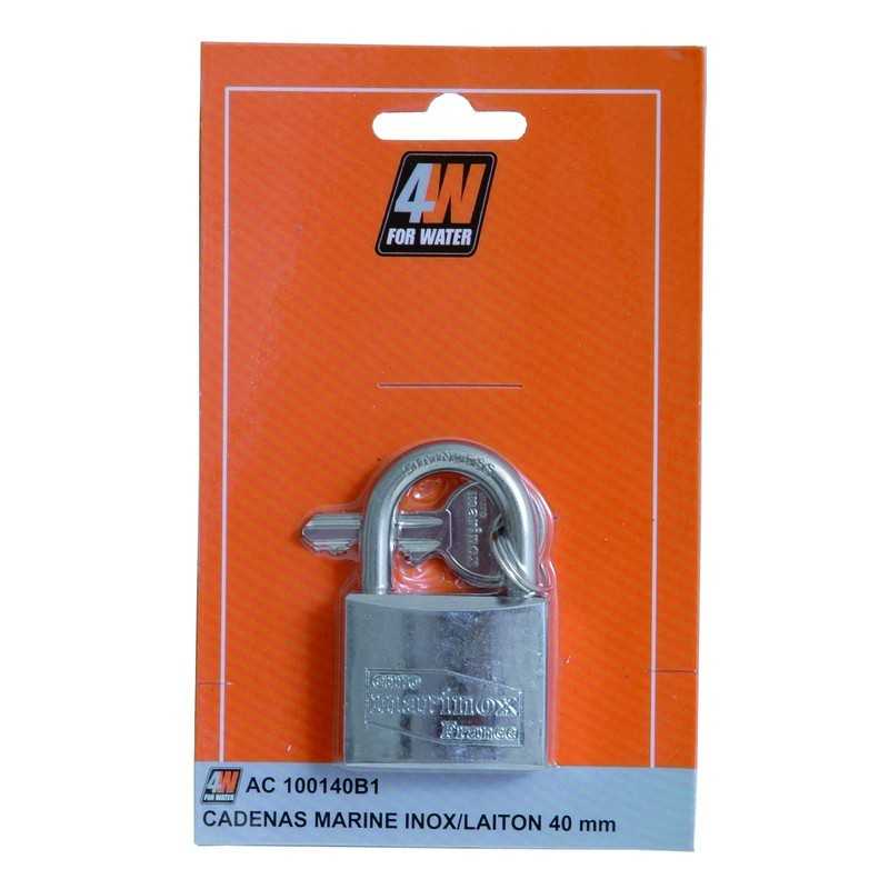 Cadenas inox 40 mm Ø6 mm pour milieu marin