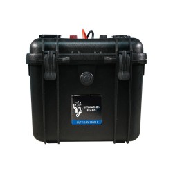 Batterie lithium LiFePO4 12V valise étanche IP65 12,8V 100Ah 1280Wh Bluetooth