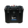 Batterie valise lithium LiFePO4 étanche IP65 12,8V 100Ah 1280Wh Bluetooth