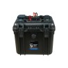Batterie valise lithium LiFePO4 étanche IP65 12,8V 100Ah 1280Wh Bluetooth