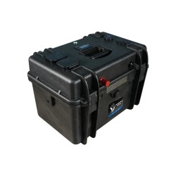 Batterie valise lithium LiFePO4 étanche IP65 12,8V 280Ah 3584Wh Bluetooth