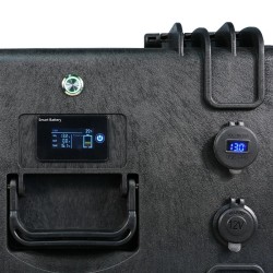 Batterie valise lithium LiFePO4 étanche IP65 12,8V 280Ah 3584Wh Bluetooth