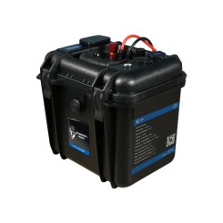Batterie valise lithium LiFePO4 étanche IP65 25,6V 50Ah 1280Wh Bluetooth