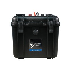 Batterie valise lithium LiFePO4 étanche IP65 25,6V 50Ah 1280Wh Bluetooth