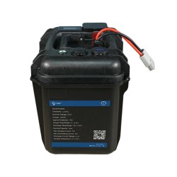Batterie valise lithium LiFePO4 étanche IP65 25,6V 50Ah 1280Wh Bluetooth