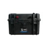 Batterie valise lithium LiFePO4 étanche IP65 25,6V 100Ah 2560Wh Bluetooth