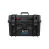 Batterie valise lithium LiFePO4 étanche IP65 25,6V 100Ah 2560Wh Bluetooth