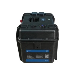 Batterie valise lithium LiFePO4 étanche IP65 25,6V 100Ah 2560Wh Bluetooth