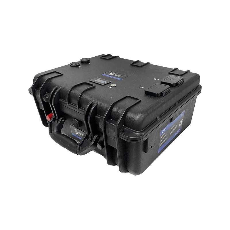 Batterie valise lithium LiFePO4 étanche IP65 38,4V 100Ah 3840Wh Bluetooth