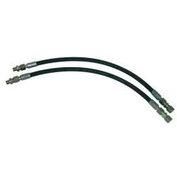Jeu de flexibles vérin raccords 3/8" pour tuyau rigide diamètre 12mm