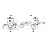 Groupe hydraulique L&S RV2BP NEWAVE 12 V – réversible à débit fixe – vérin simple tige