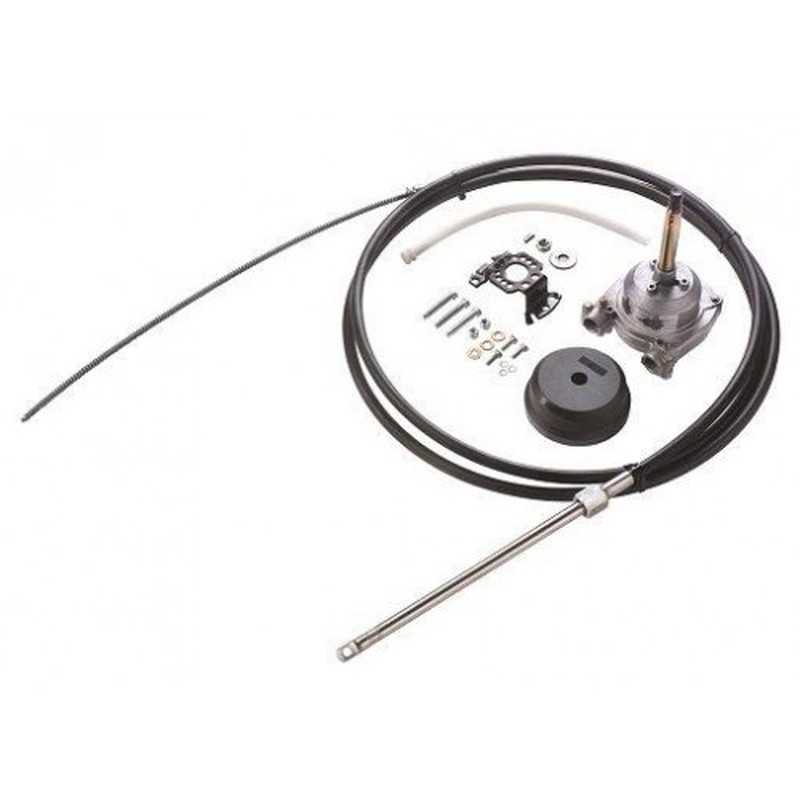Kit de direction à câble VETUS HZF anti-retour – 20 ft / 6,10 m – jusqu'à 125 CV