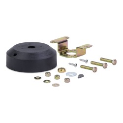 Support droit 90° noir pour crémaillère Safe-T QC