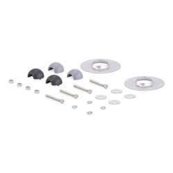 Kit rotule inox pour montage de câble de direction à travers un coffre