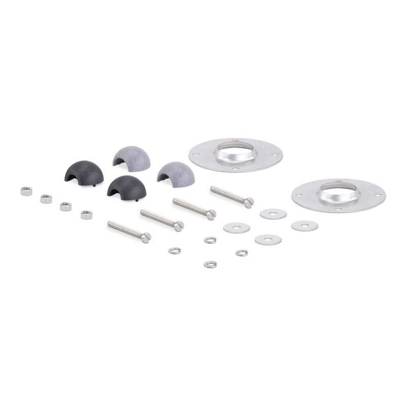 Kit rotule inox pour montage de câble de direction à travers un coffre