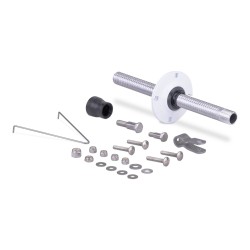 Kit rotule passe-coffre 90° pour câble de direction