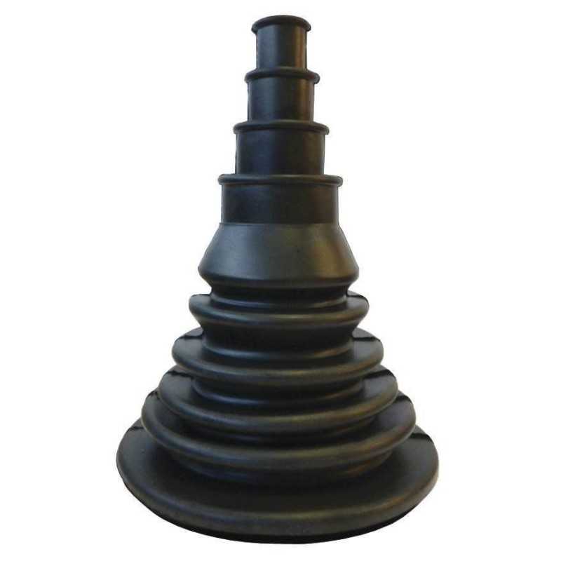 Soufflet passe-câble noir Ø extérieur 112 mm