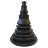 Soufflet passe-câble noir Ø extérieur 112 mm