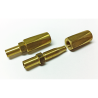 Jeu de 2 raccords droits laiton VETUS 10 mm pour tuyau HHOSE8 8 x 12 mm