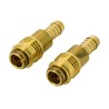 Jeu de 2 raccords rapides pour vérins hydrauliques