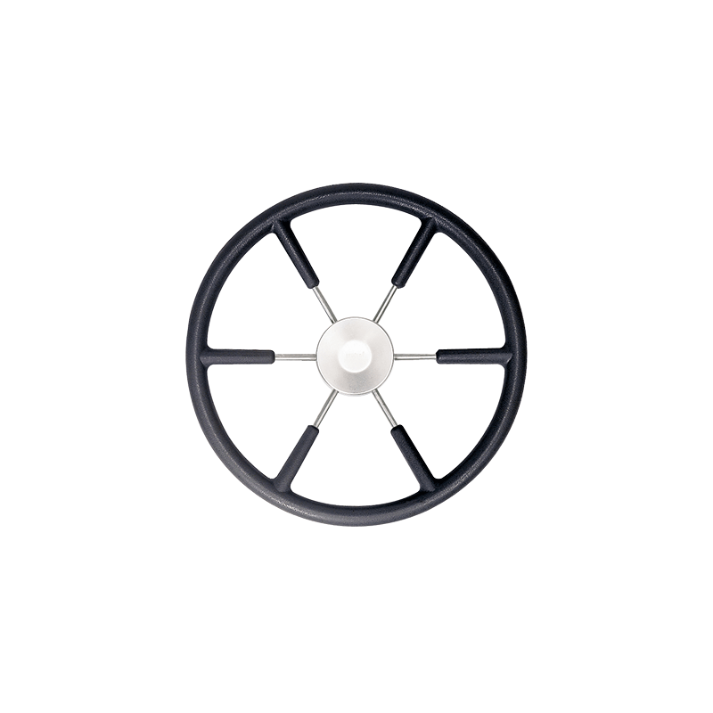 Volant noir diamètre 450 mm revêtu de mousse polyuréthane