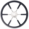 Volant noir diamètre 450 mm revêtu de mousse polyuréthane