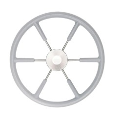 Volant gris diamètre 450 mm revêtu de mousse polyuréthane