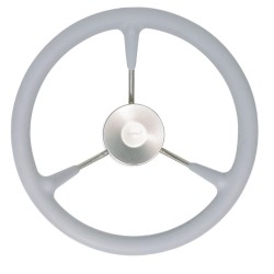 Volant gris diamètre 380 mm revêtu de mousse polyuréthane
