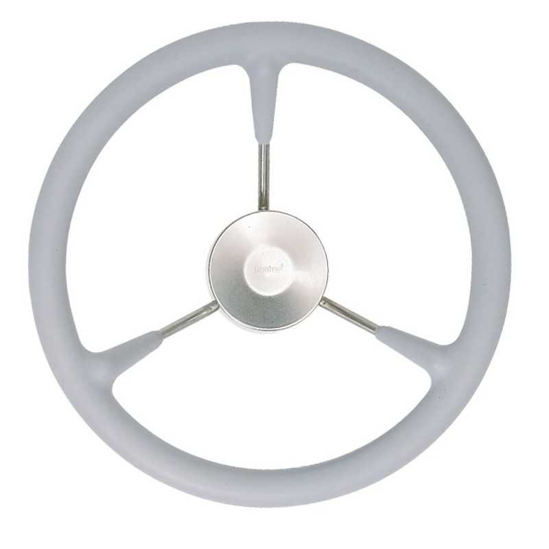 Volant gris diamètre 380 mm revêtu de mousse polyuréthane