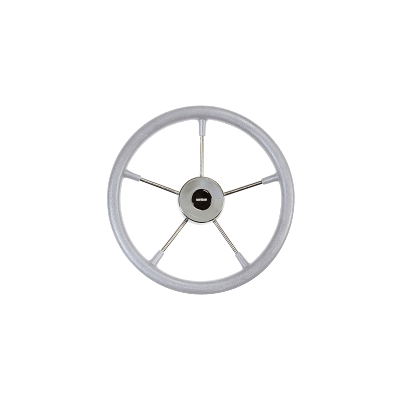 Volant gris diamètre 360 mm revêtu de mousse polyuréthane