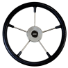 Volant noir diamètre 320 mm revêtu de mousse polyuréthane