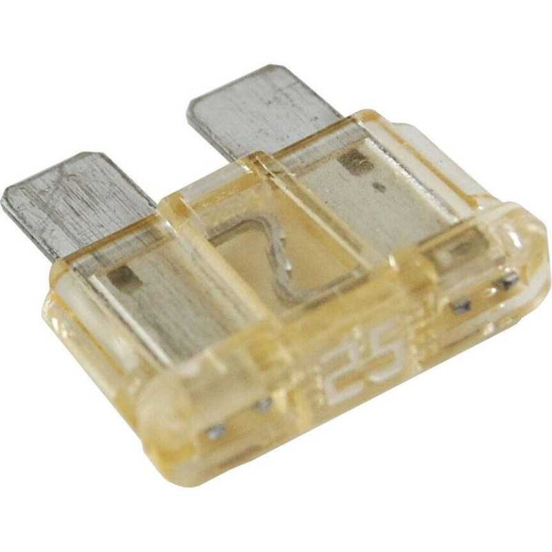 Lot de 5 fusibles enfichables ATO/ATC 25 A pour circuit électrique