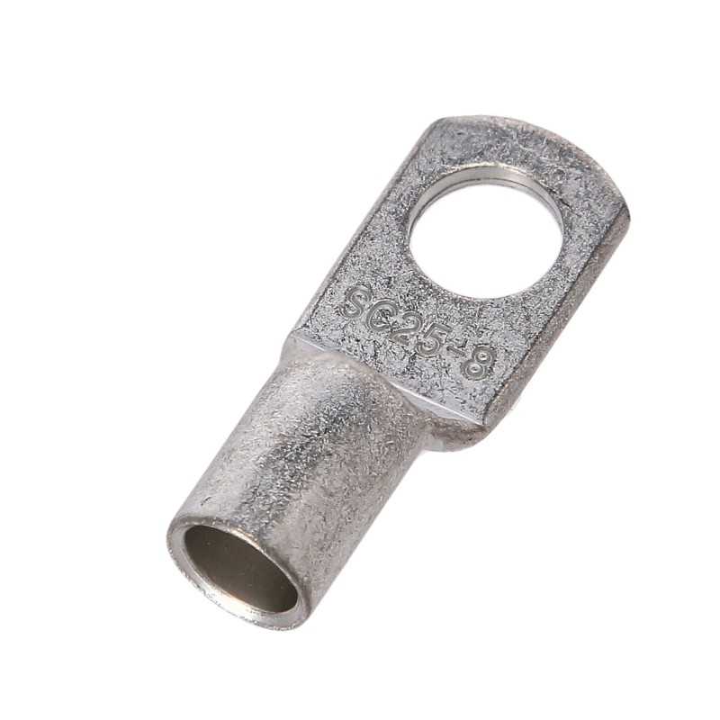 Lot de 20 cosses à œillet en cuivre étamé pour câble 25 mm² – Ø 8,4 mm