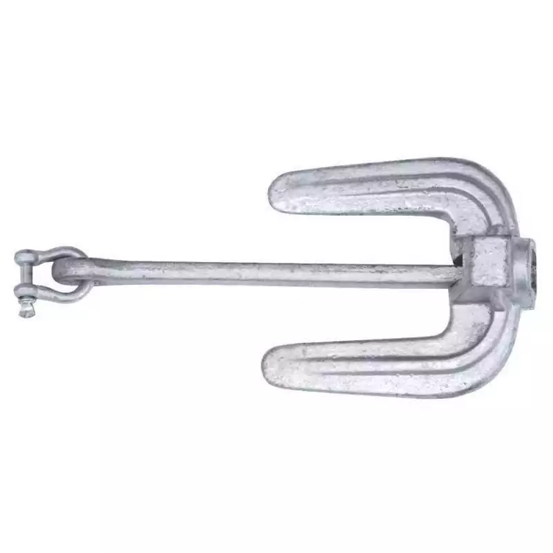 Ancre Hall type C, acier galvanise, 8kg