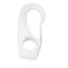 Mousqueton polyamide ( plastique) blanc 58 mm pour corde ø 8 mm