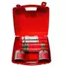 Coffret hauturier plus de 6 milles 3 feux à main rouges 3 fusées parachute 2 fumigènes flottants