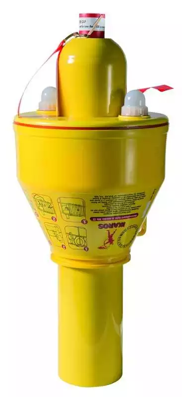 Man Over Board IKAROS MK IV – Signal homme à la mer fumigène & lumineux – Certifié SOLAS 74/96