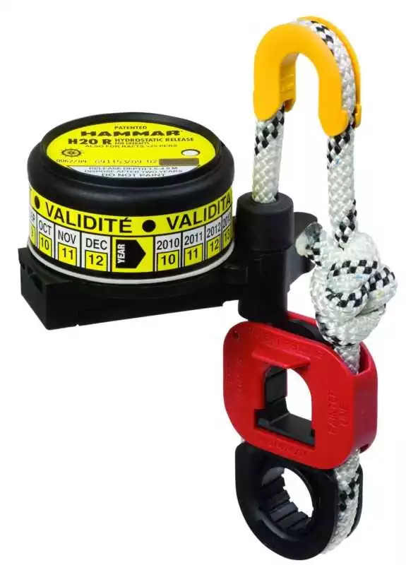 Largueur hydrostatique H20 pour radeau approuvé SOLAS