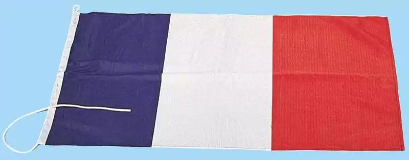 Pavillon Français pavillon national 50 X 75 cm