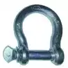 Manille lyre acier galvanisé Ø 6 mm – charge de travail 100 kg