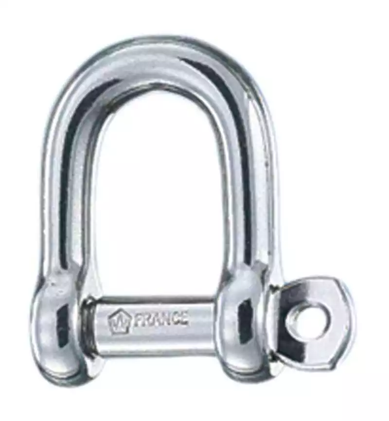 Manille autobloquante droite diamètre 8mm hauteur intérieure 26mm charge 1000Kg
