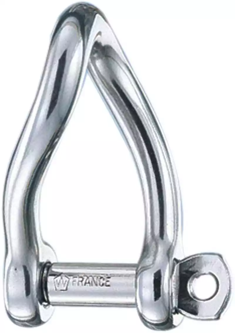 Manille autobloquante Torse diamètre 5mm charge 480Kg