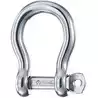 Manille Lyre autobloquante inox diamètre 4mm Hauteur intérieure 18mm charge 320Kg