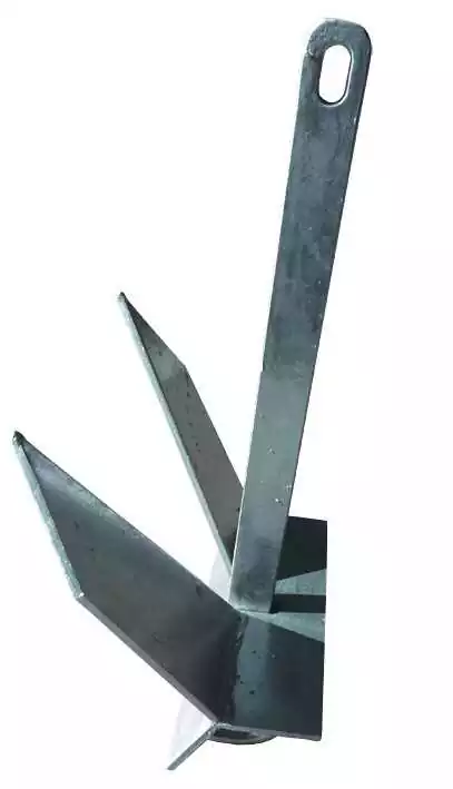 Ancre PLATE THR 25 kg acier galvanise renforcé verge mobile