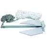 Kit mouillage ancre PLATE 5 kg acier galva Chaîne 5 m Cordage 15 m