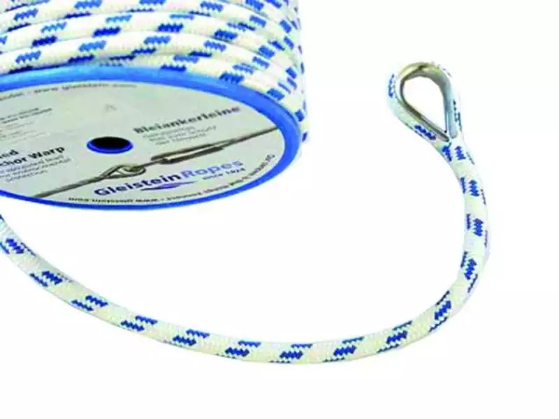 Ligne de mouillage plombée bobine 40M diamètre 12mm Blanc 