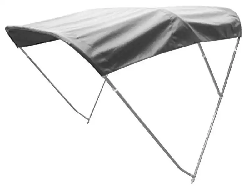 Bimini inox Blanc Largeur 1,60-1,80m Hauteur 1,40m Longueur 2,00m
