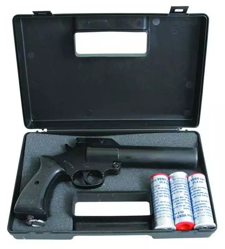 1 cartouche rouge de signal de détresse pour Pistolet lance fusée calibre 4