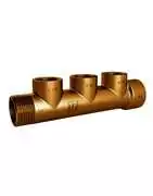 Clarinette de raccordement marine – collecteur bronze pour circuits multiples