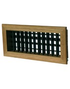 Grilles de soufflage teck pour chauffage & climatisation marine – élégance et efficacité
